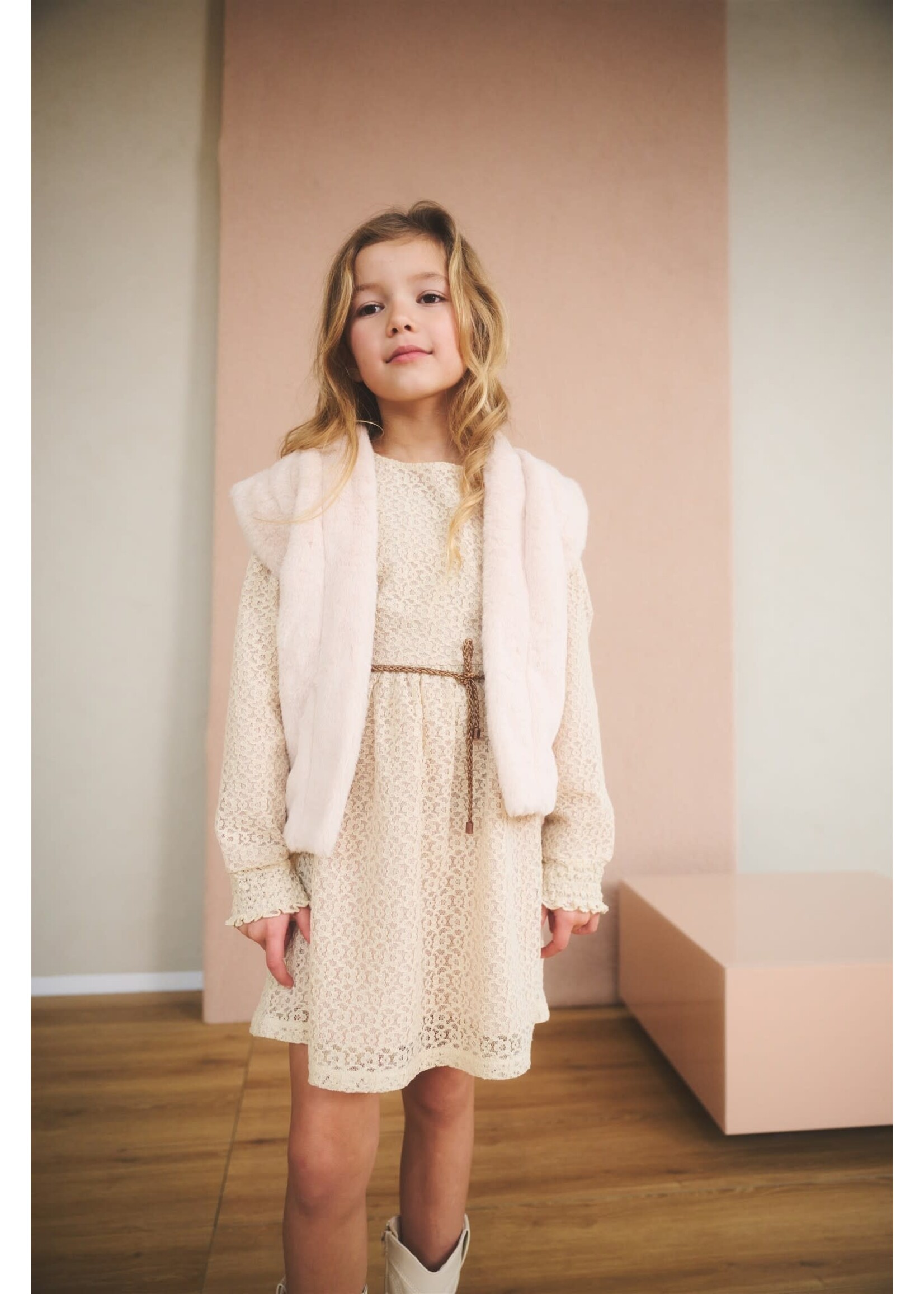 NoNo NoNo Milly Lace dress N409-5816 Pearled Ivory