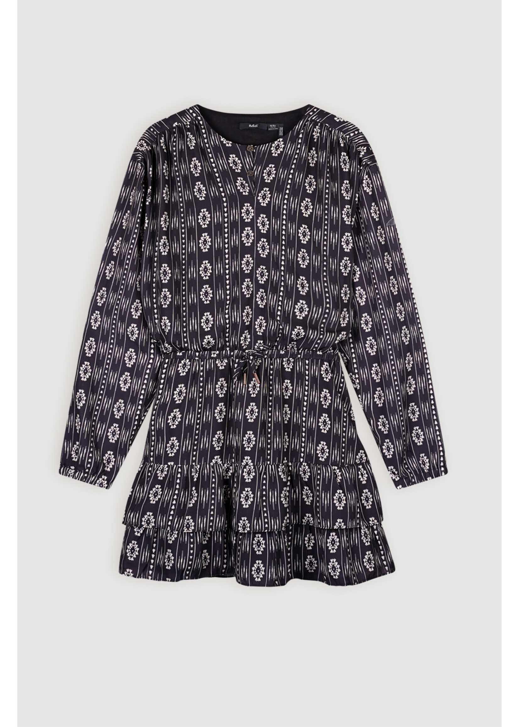 Nobell Nobell Mayal bohoprinted dress Q409-3823 Jet Black