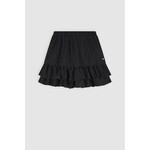 Nobell Nobell Naia lace jersey frill skirt Q409-3720 Jet Black