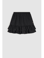 Nobell Nobell Naia lace jersey frill skirt Q409-3720 Jet Black