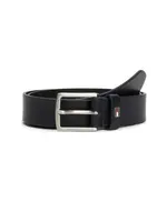 Tommy Hilfiger Tommy Hilfiger LEATHER BELT, DW6 AU0AU01741DW6 Space Blue