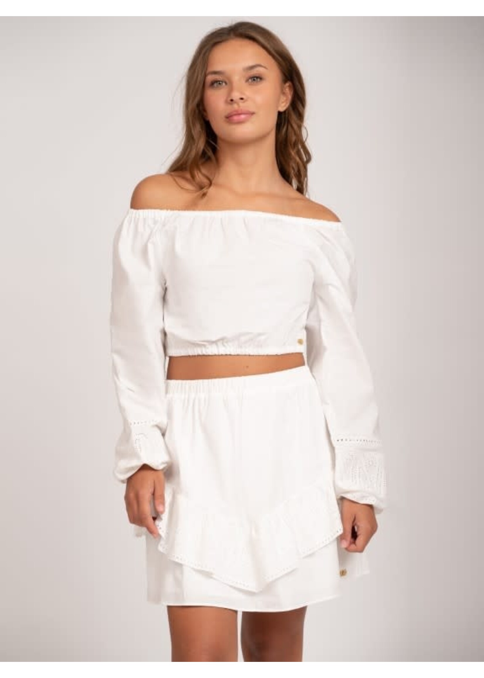 Nik&Nik Nik&Nik Shanti Skirt Off White G 3-929 2404