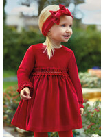 Abel & Lula Abel & Lula Velvet dress Red - 22 05511
