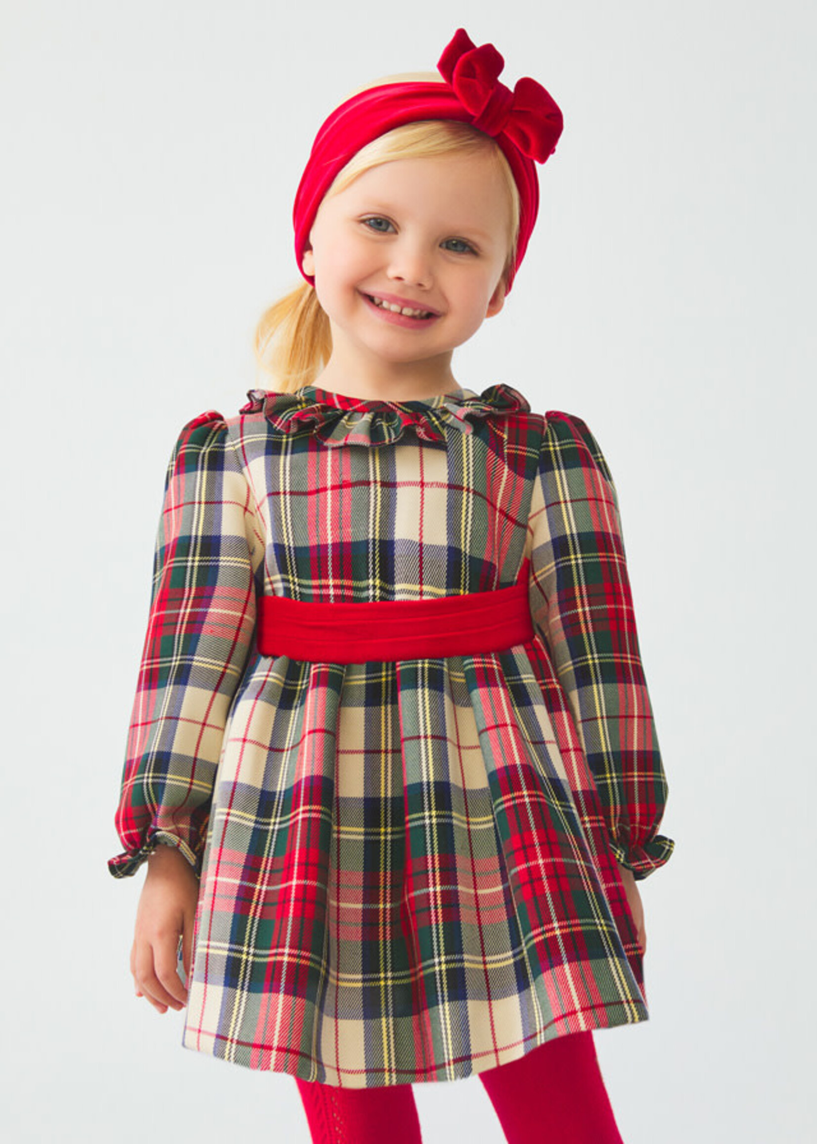 Abel & Lula Abel & Lula Plaid dress Red - 22 05513