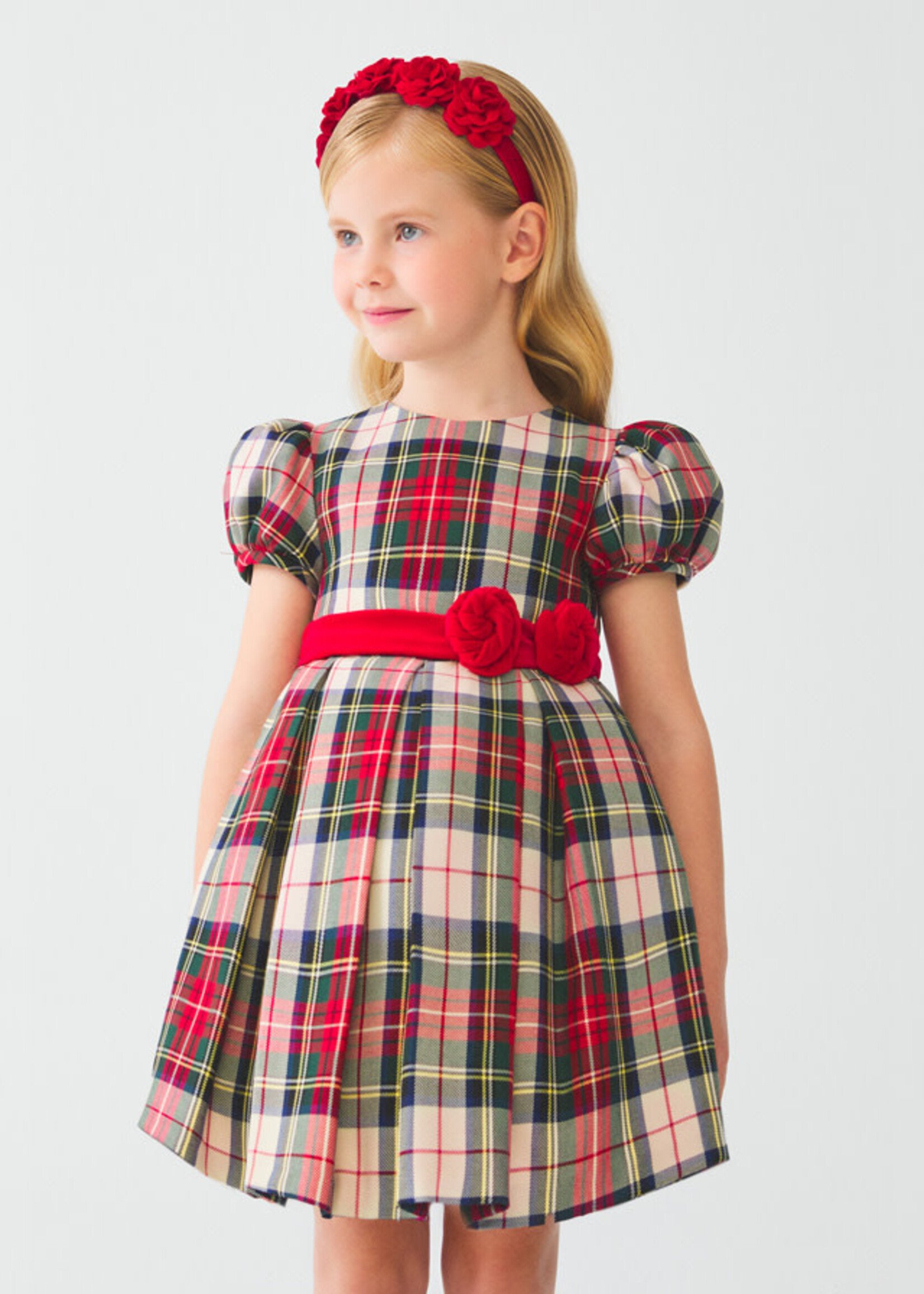 Abel & Lula Abel & Lula Plaid dress Red - 22 05539