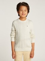 Tommy Hilfiger Tommy Hilfiger CREW NECK COTTON CAB, Z00 KB0KB09348Z00 Ivory Petal
