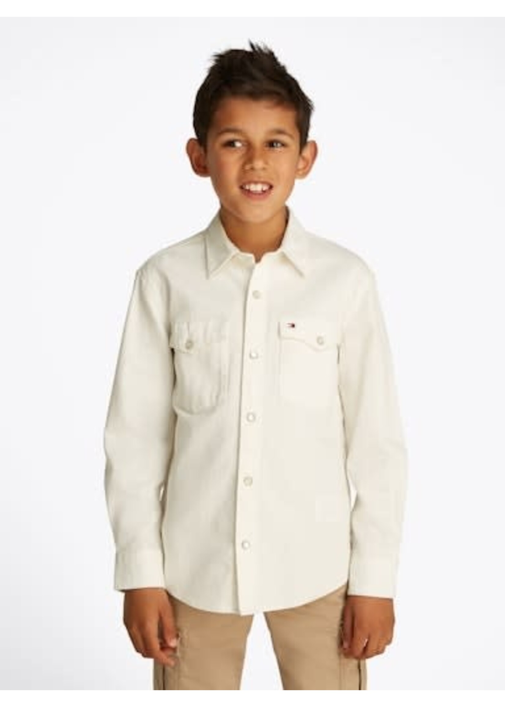 Tommy Hilfiger Tommy Hilfiger DENIM SHIRT ECRU LS, 1CD KB0KB093401CD Ecru