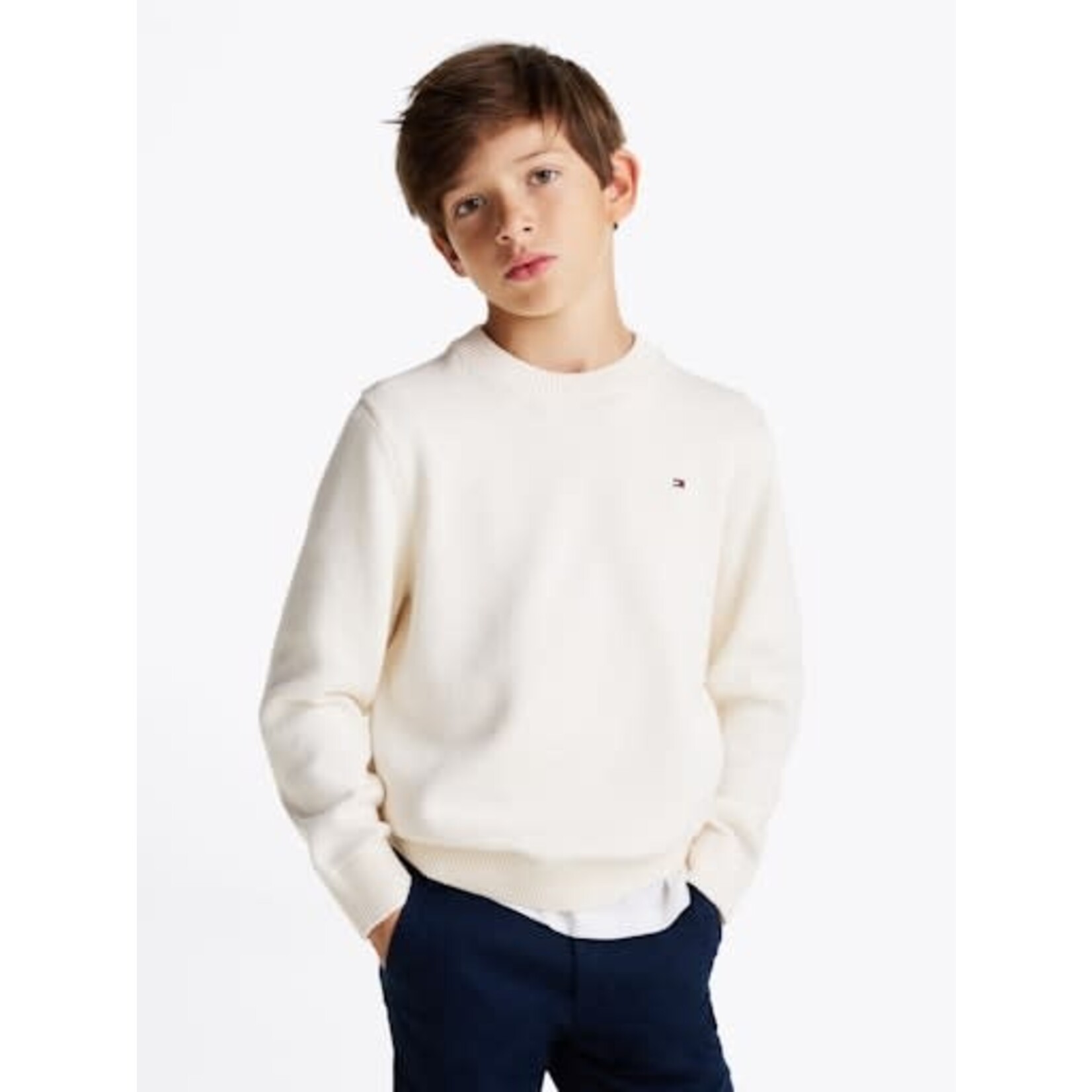 Tommy Hilfiger Tommy Hilfiger 85 ELBOW PATCH REG S, Z00 KB0KB09346Z00 Ivory Petal