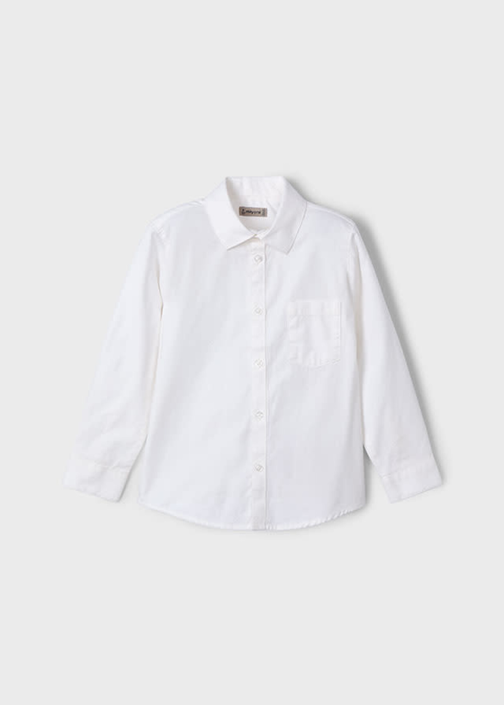 Mayoral Mayoral Basic l/s shirt White - 25 00140