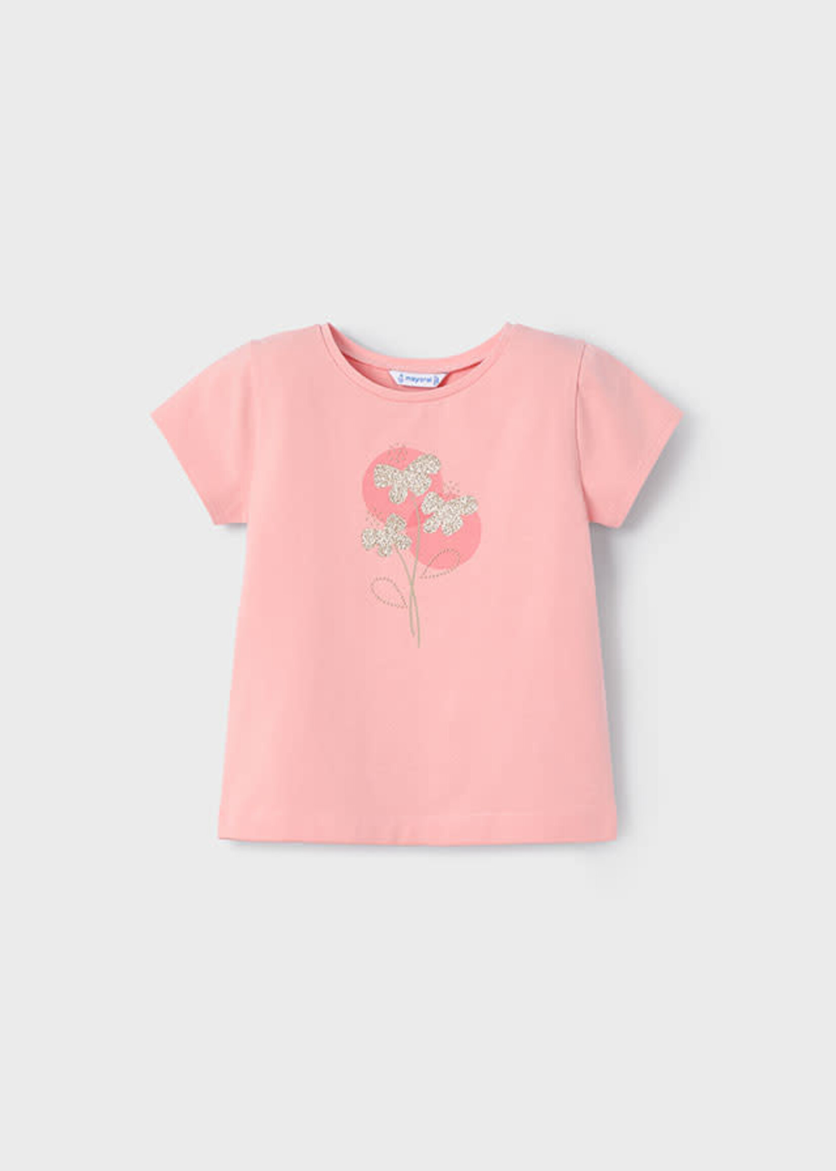 Mayoral Mayoral Basic s/s t-shirt Salmon - 25 00174
