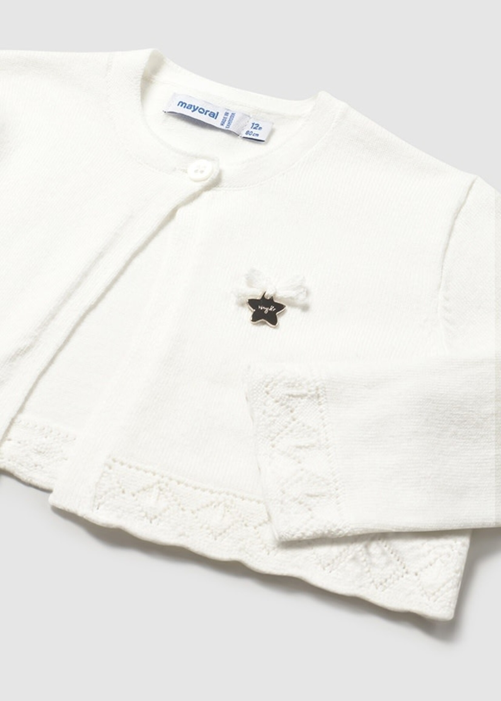 Mayoral Mayoral Knit cardigan Natural - 25 00302