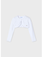Mayoral Mayoral Basic knit bolero White - 25 00320