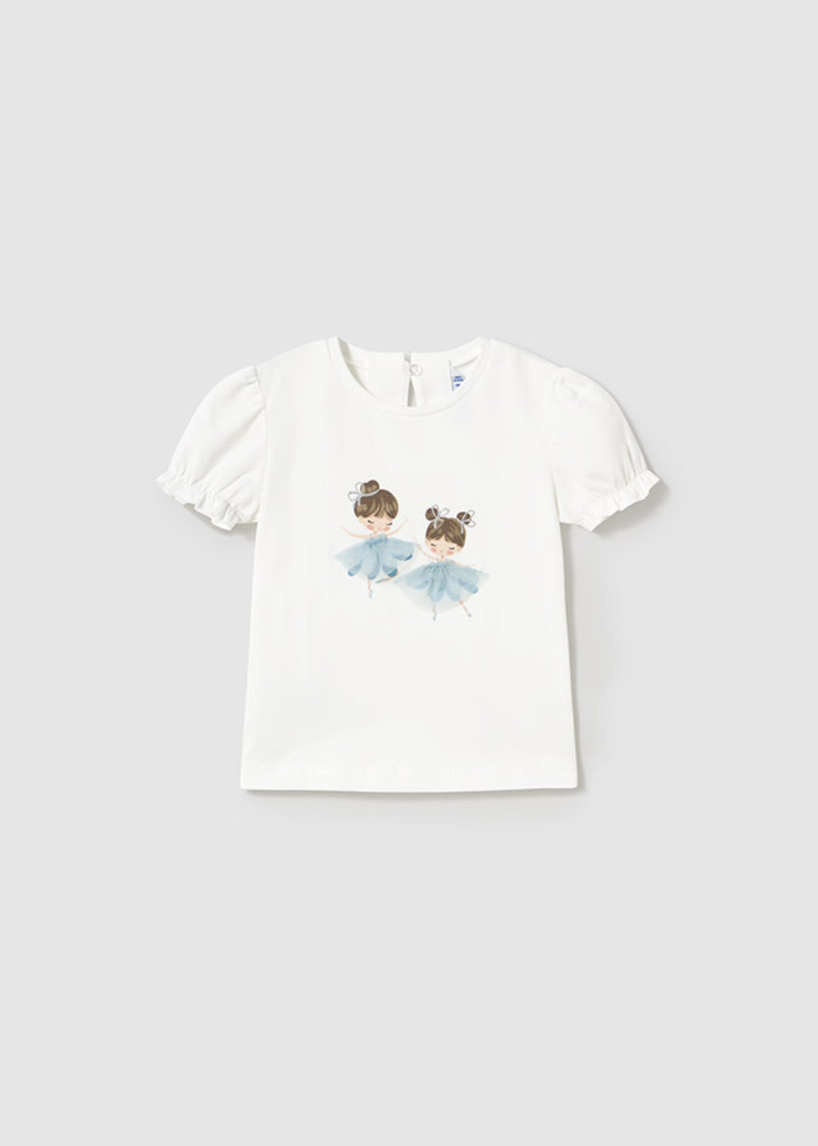 Mayoral Mayoral S/s t-shirt Natur-skyb - 25 01041