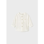 Mayoral Mayoral L/s mao collar shirt Cream - 25 01103
