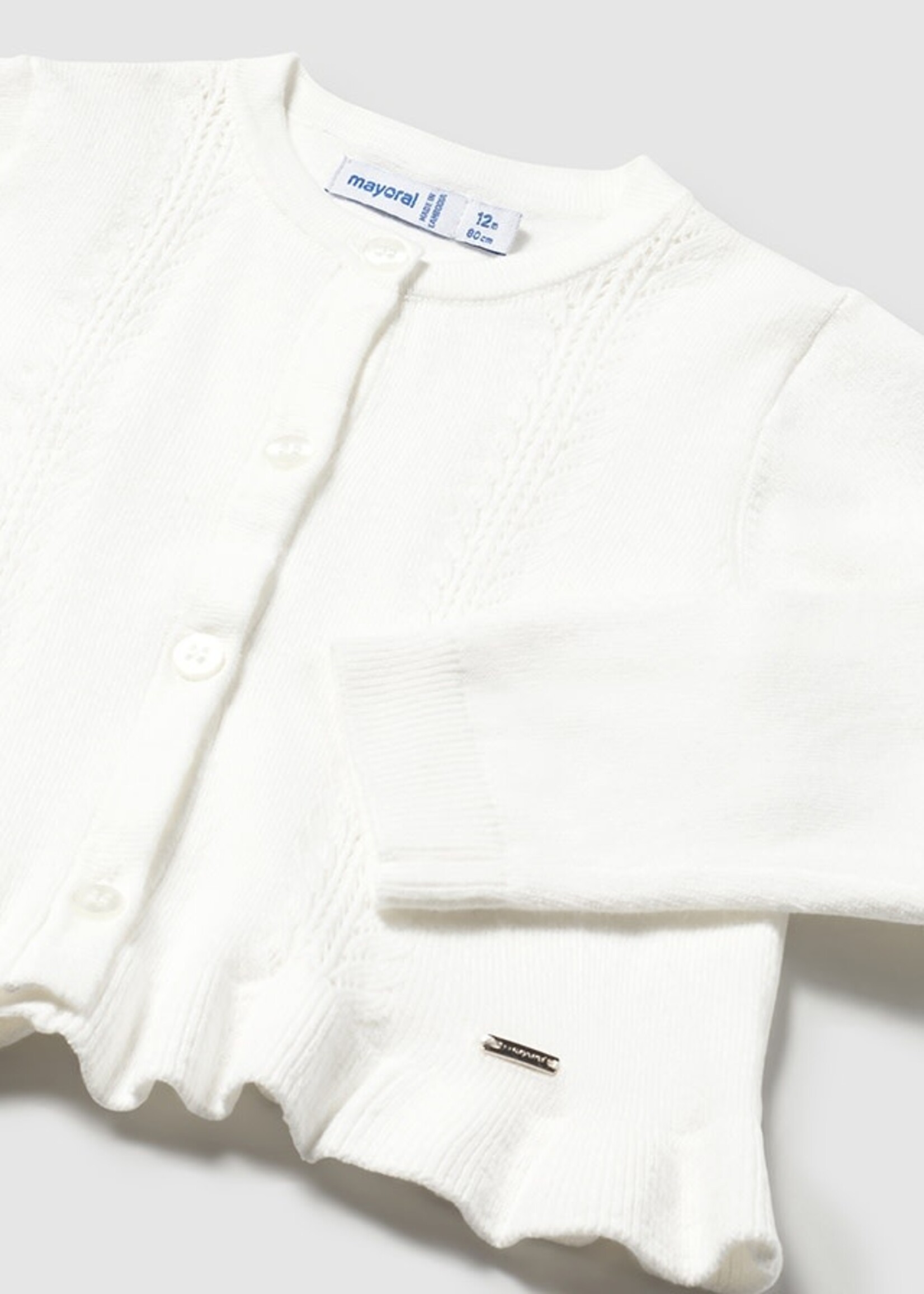 Mayoral Mayoral Knit cardigan Natural - 25 01398