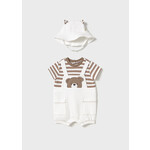 Mayoral Mayoral Dungaree with hat Muffin - 25 01606