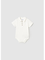 Mayoral Mayoral S/s body polo Cream - 25 01744