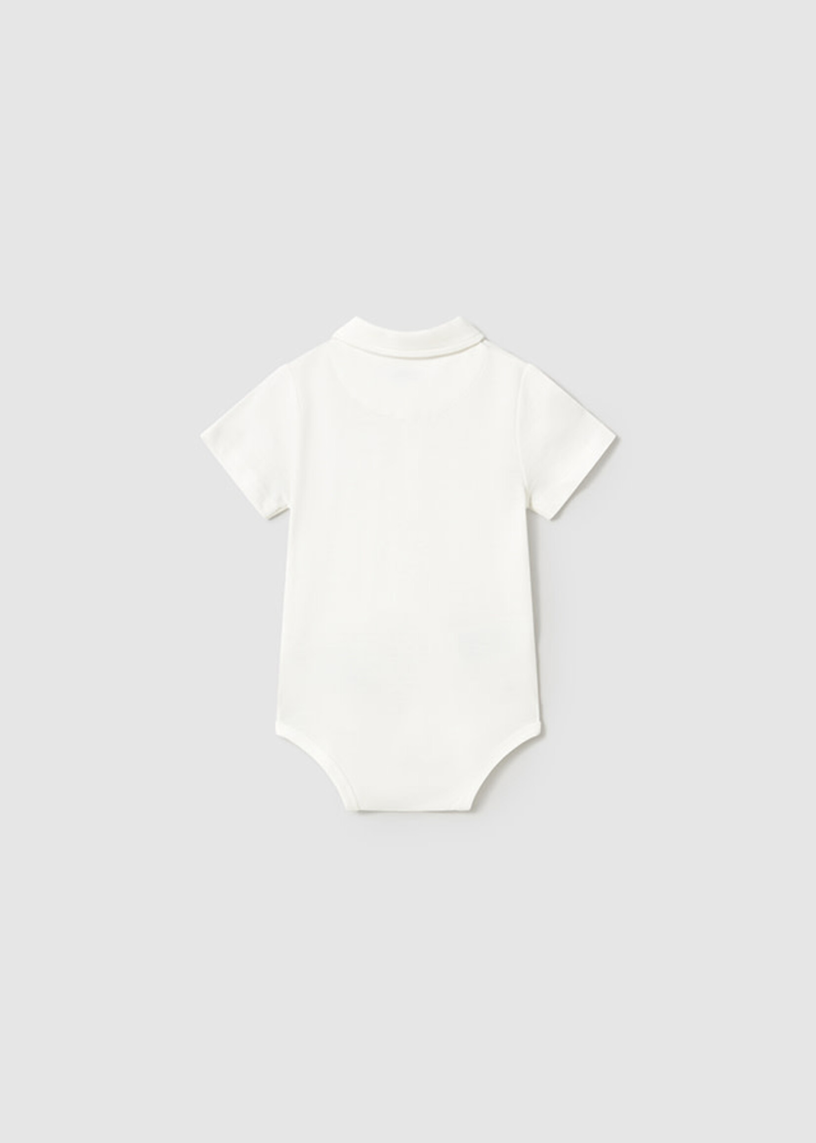 Mayoral Mayoral S/s body polo Cream - 25 01744