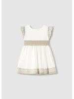 Mayoral Mayoral linen mixed dress Natur-line - 25 01908