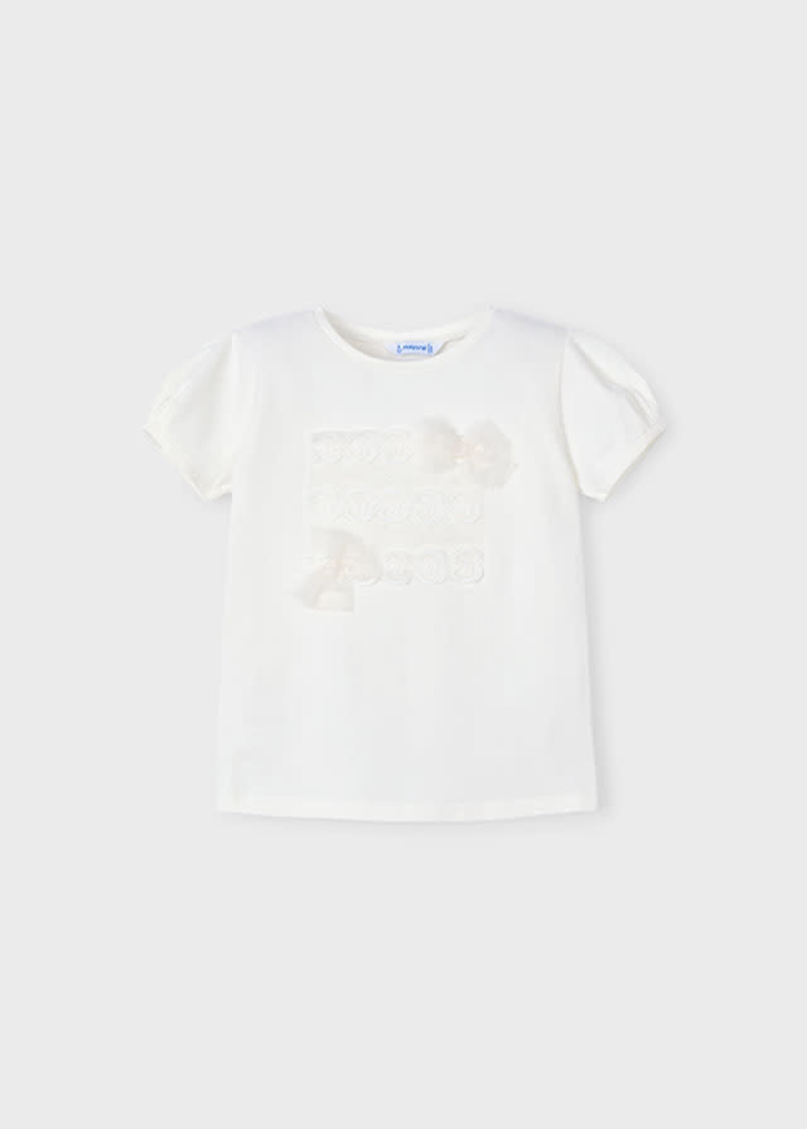 Mayoral Mayoral S/s shirt Natural - 25 03001