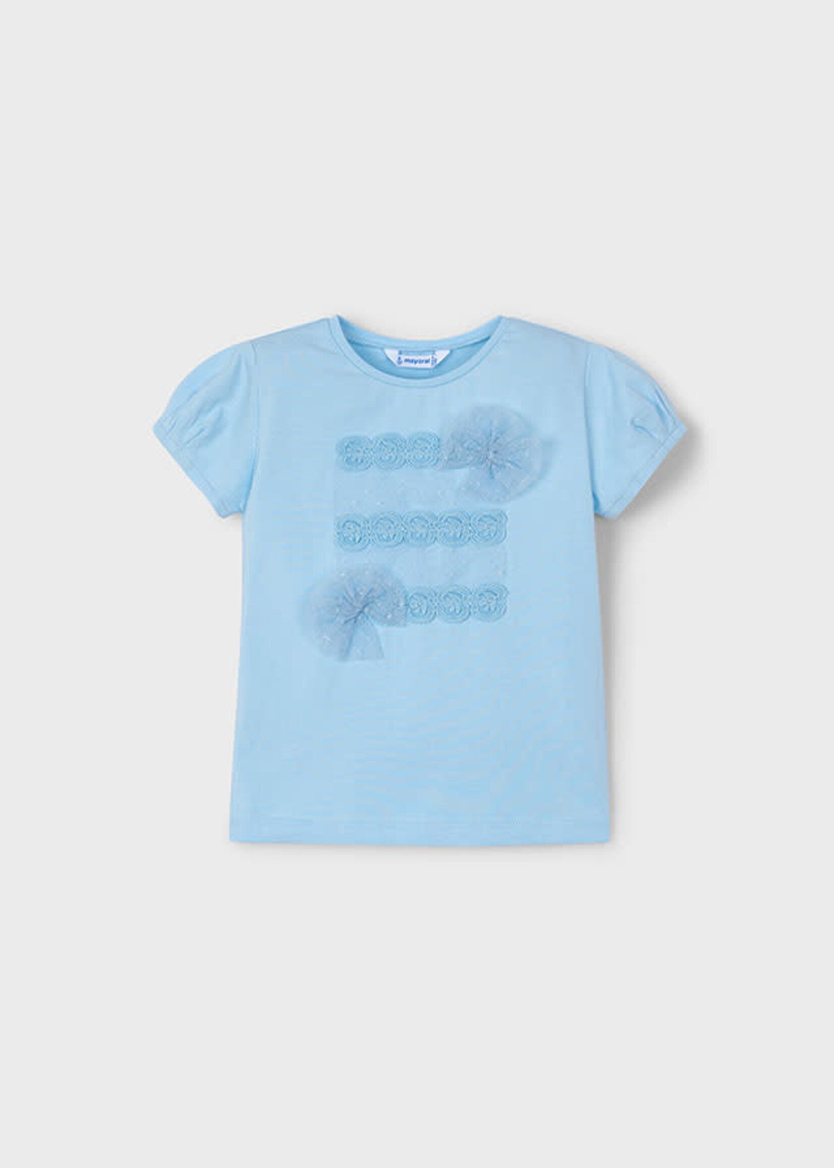 Mayoral Mayoral S/s shirt Sky - 25 03001