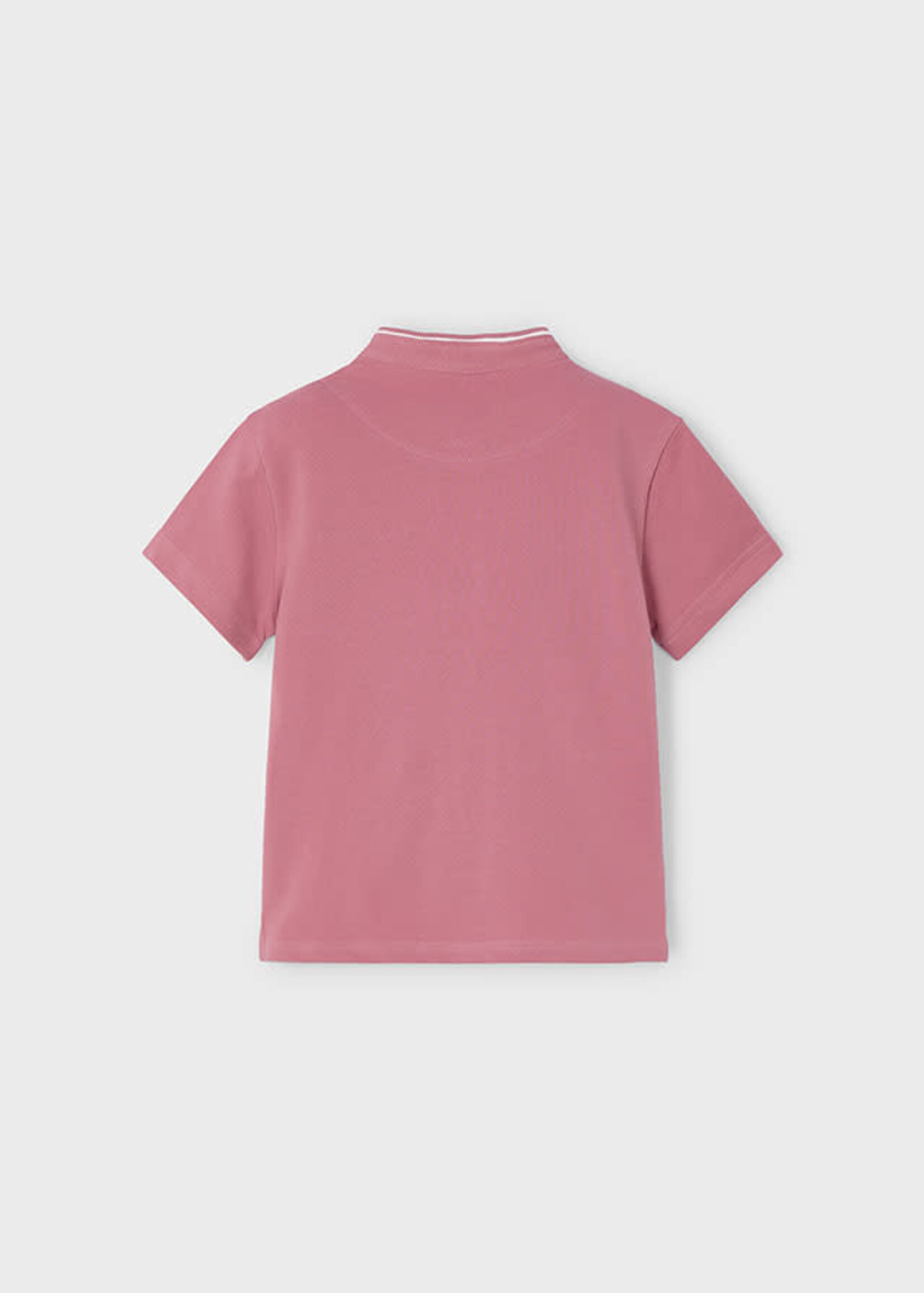 Mayoral Mayoral Polo s/s mao neck Guava - 25 03102
