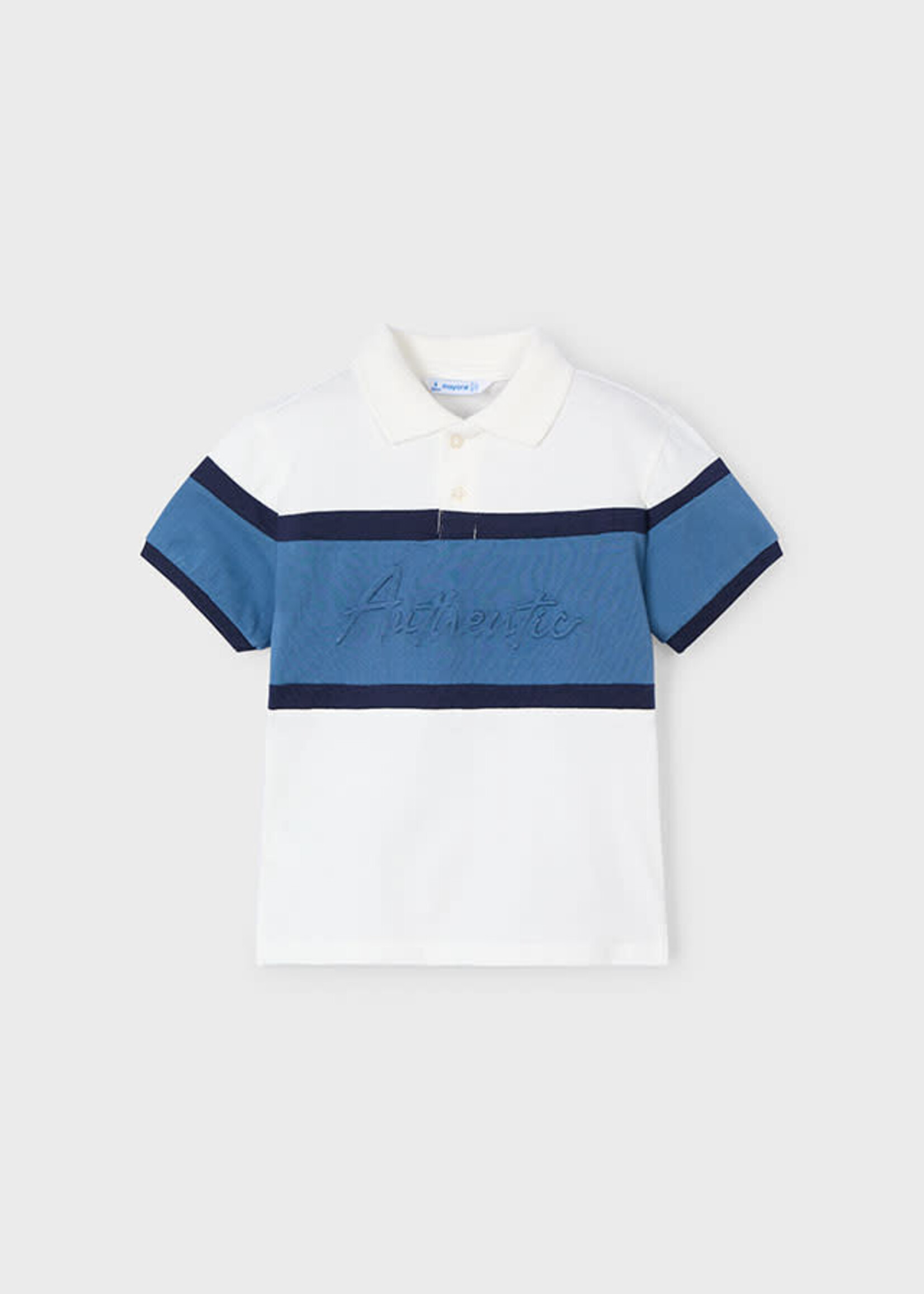 Mayoral Mayoral S/s polo Cream-rega - 25 03103