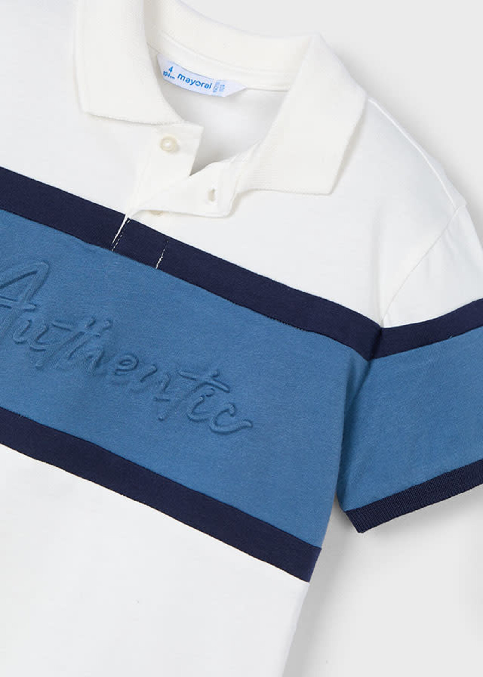 Mayoral Mayoral S/s polo Cream-rega - 25 03103