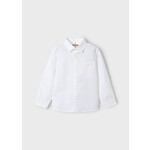 Mayoral Mayoral Linen l/s shirt White - 25 03121