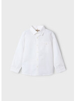 Mayoral Mayoral Linen l/s shirt White - 25 03121