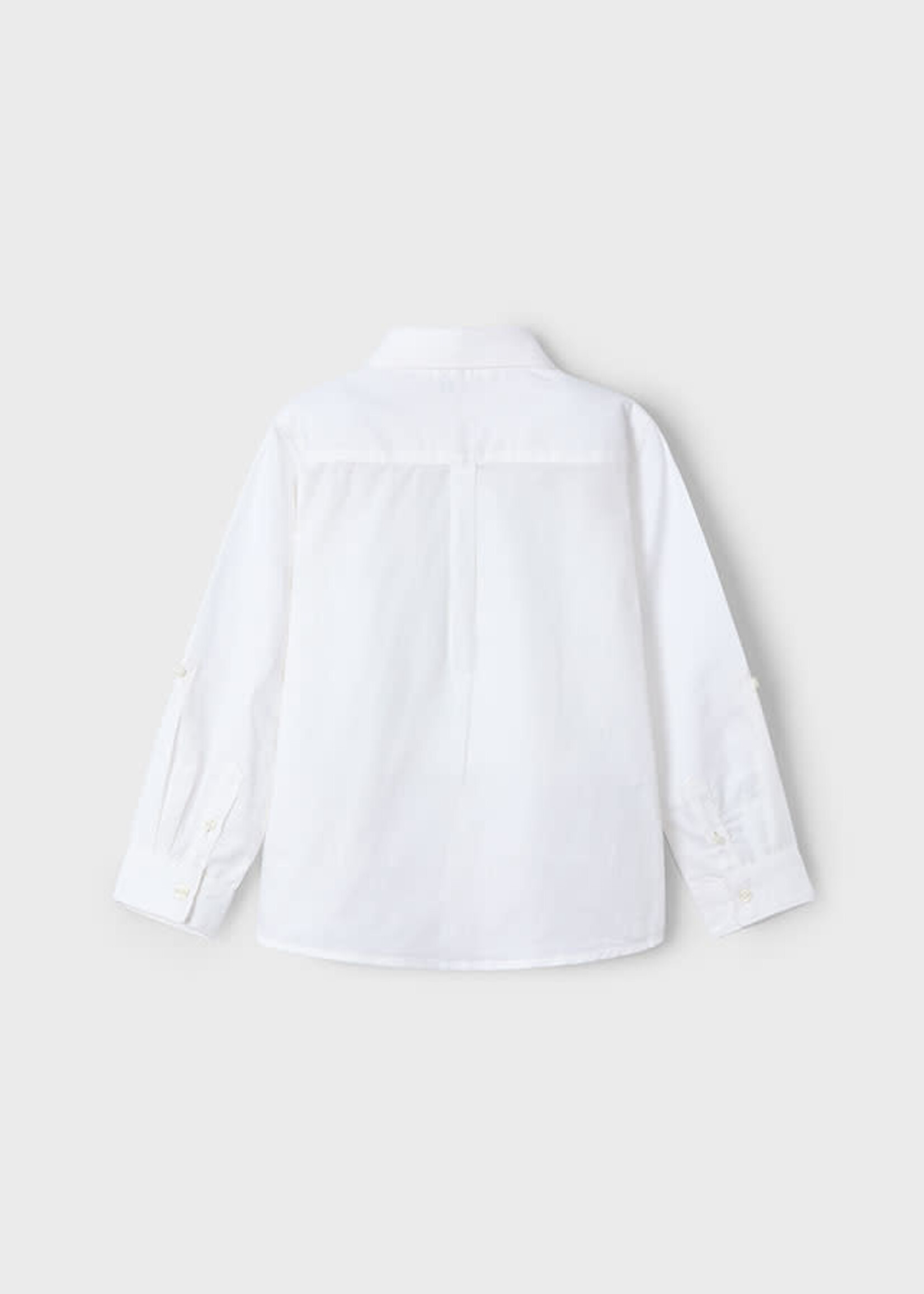 Mayoral Mayoral Linen l/s shirt White - 25 03121