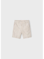 Mayoral Mayoral Linen suiting bermuda Sand - 25 03217