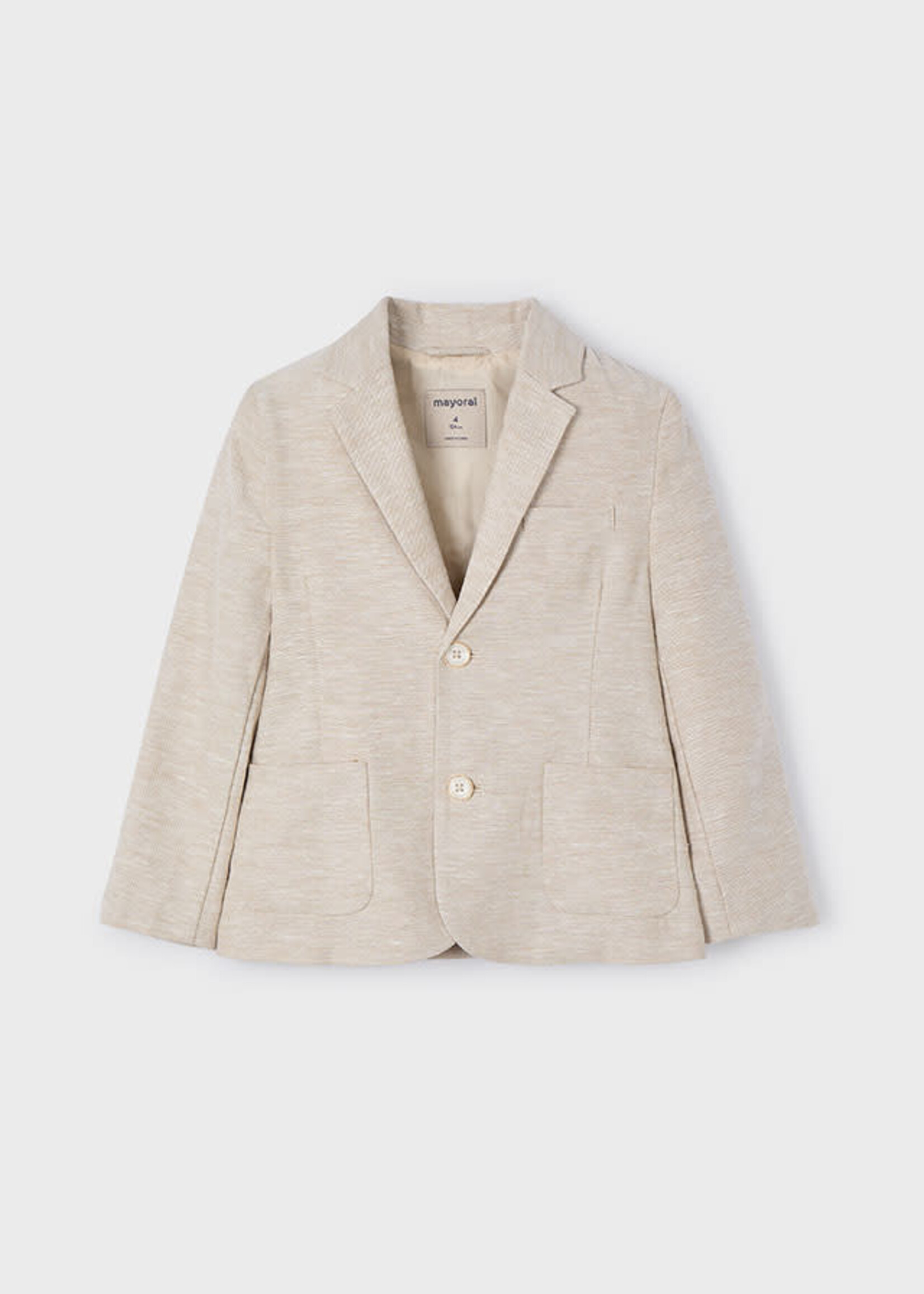 Mayoral Mayoral Linen blazer Sand - 25 03417