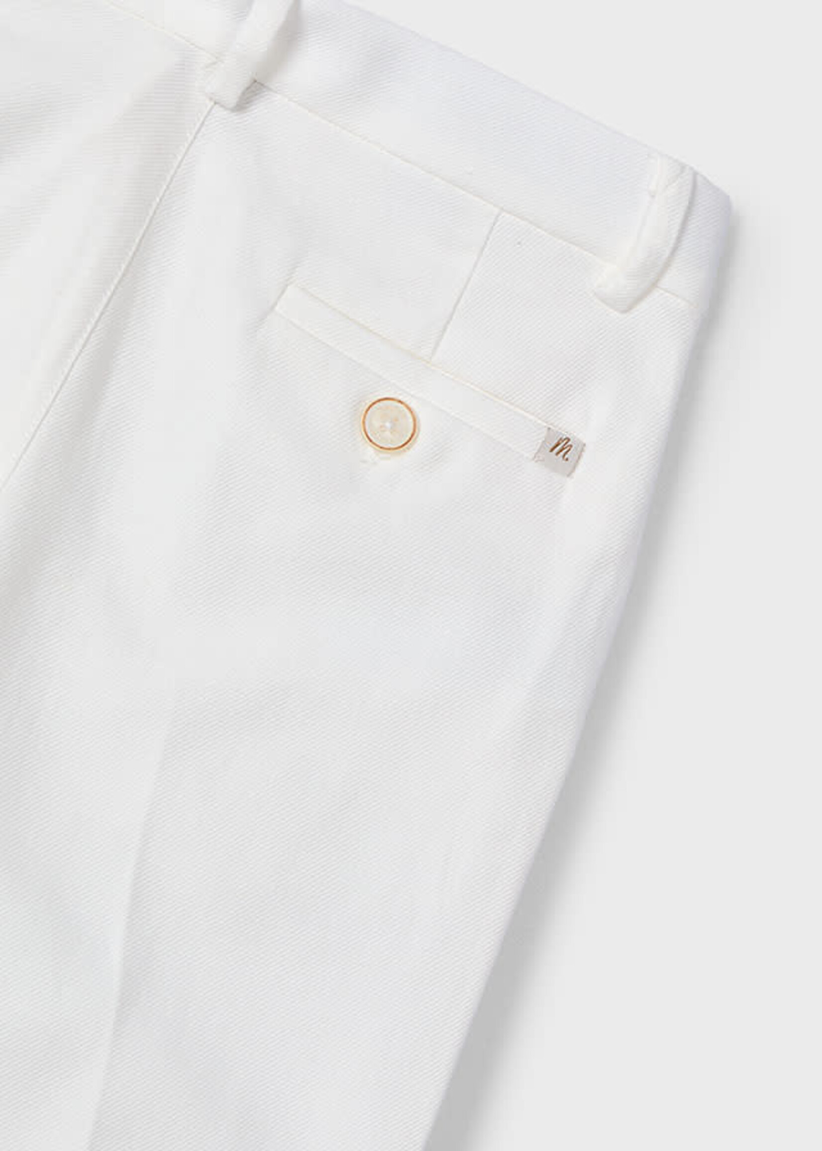 Mayoral Mayoral Linen suiting pants Cream - 25 03563