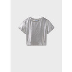 Mayoral Mayoral S/s ribbed shirt Silver - 25 06027