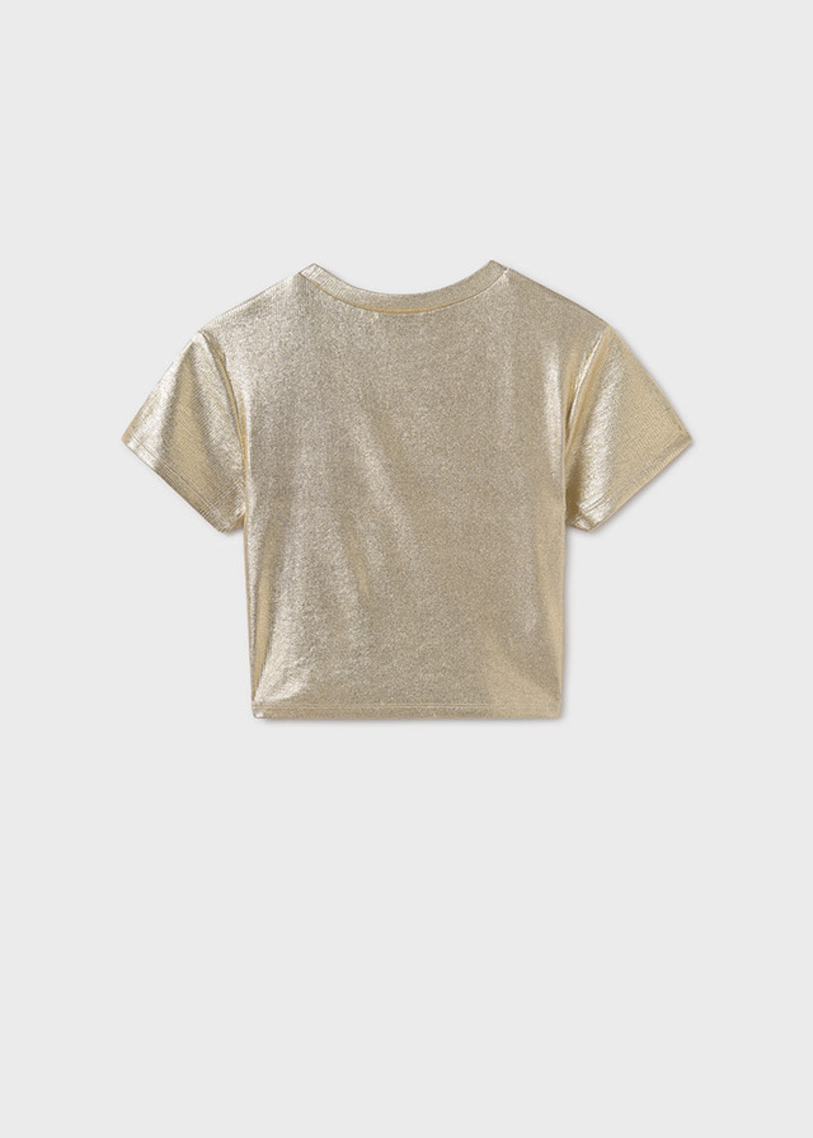 Mayoral Mayoral S/s ribbed shirt Golden - 25 06027