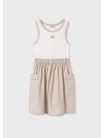 Mayoral Mayoral Dress Sand - 25 06980