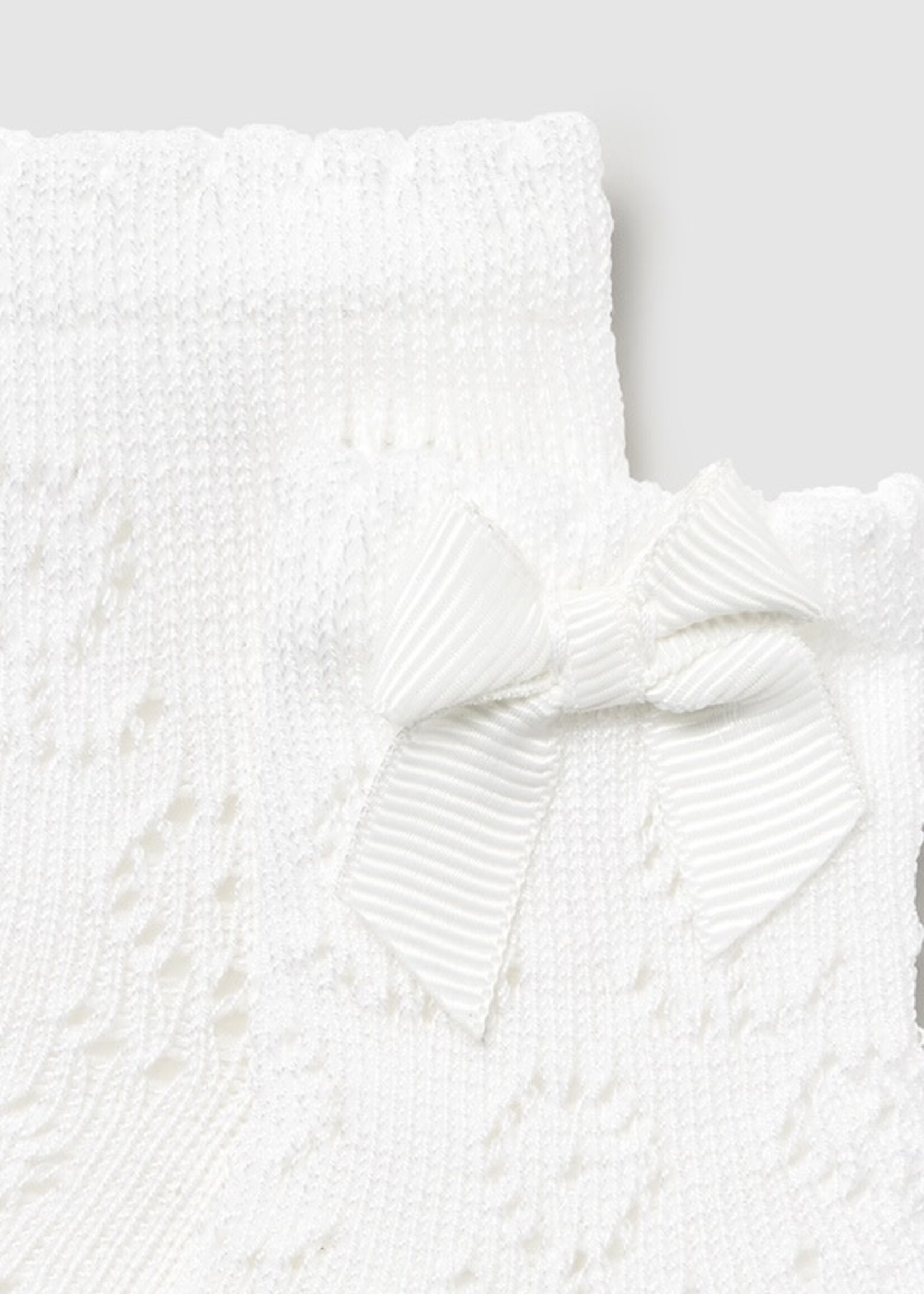 Mayoral Mayoral Knit detail socks White - 25 09865