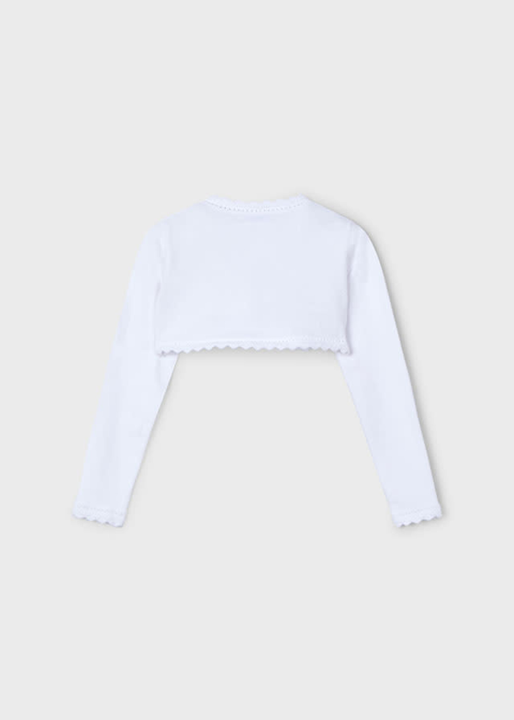 Mayoral Mayoral Basic knit bolero White - 25 00320