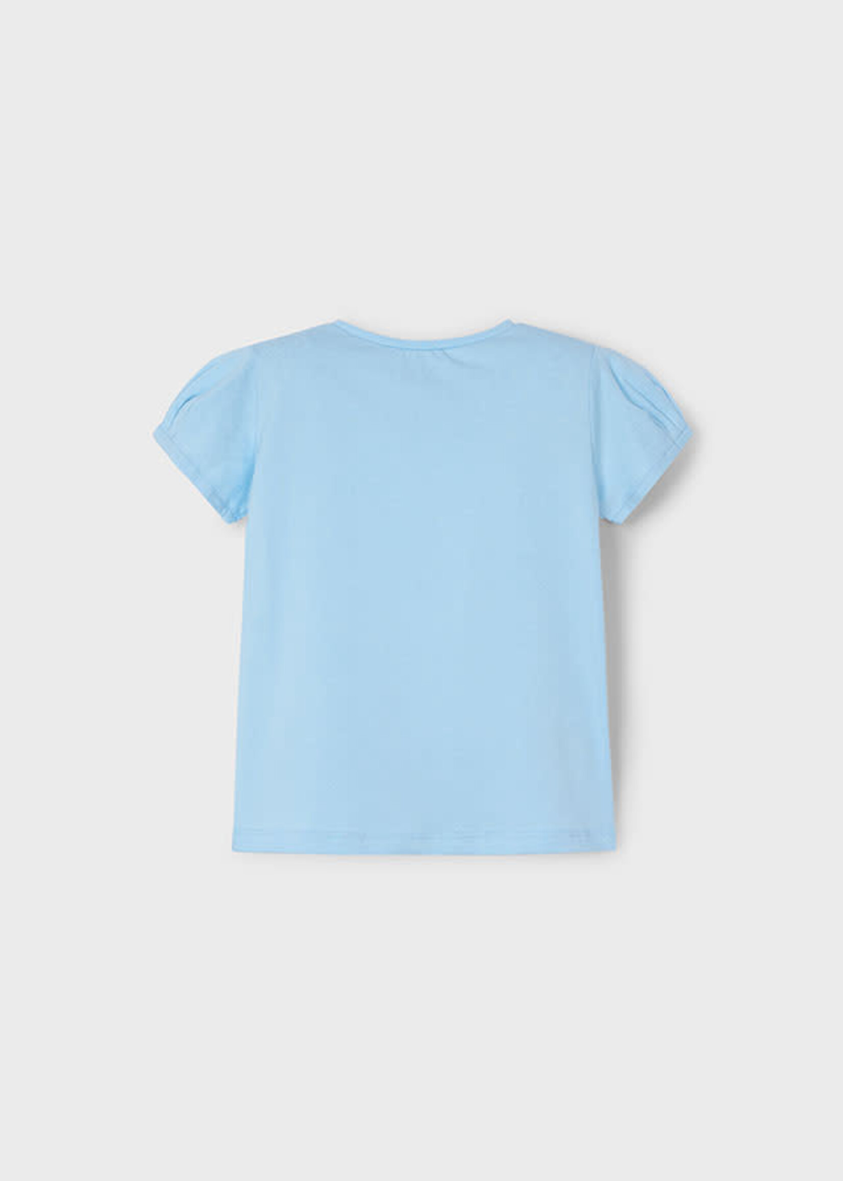 Mayoral Mayoral S/s shirt Sky - 25 03001