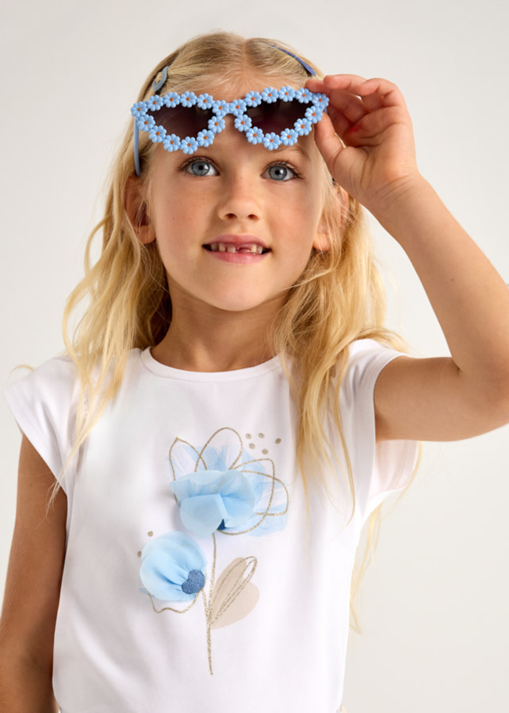 Mayoral Mayoral S/s t-shirt Natur-skyb - 25 03002