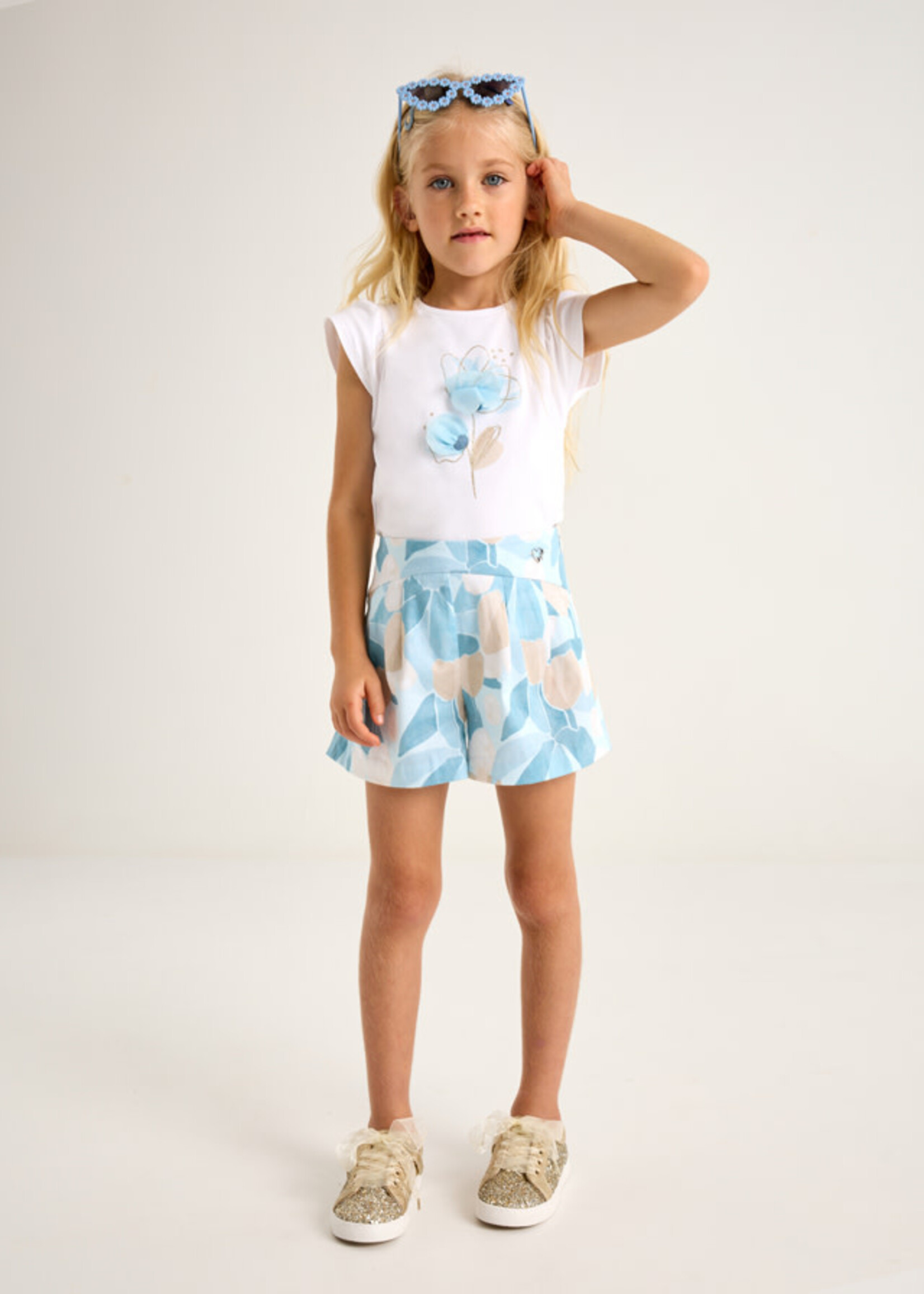 Mayoral Mayoral S/s t-shirt Natur-skyb - 25 03002