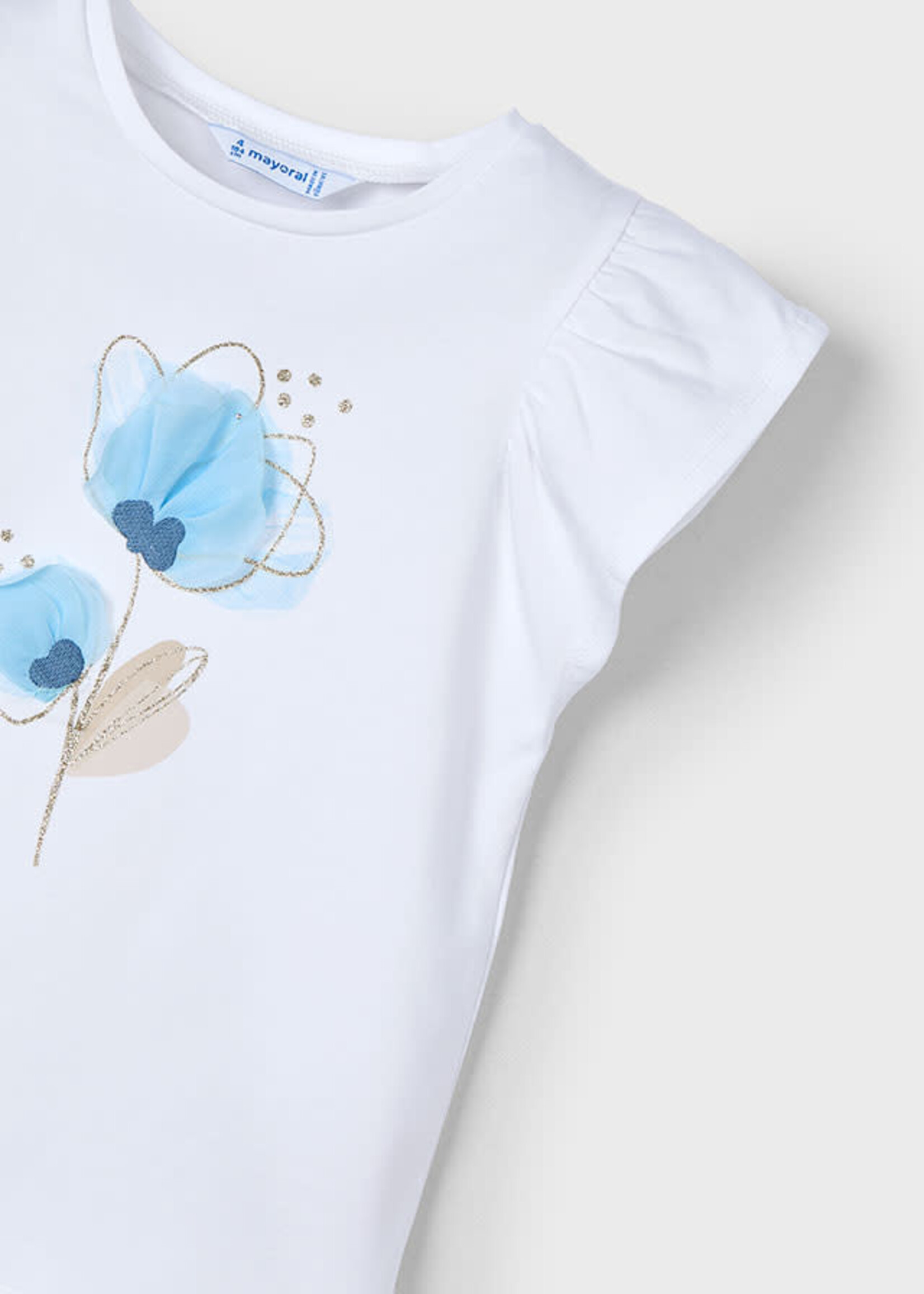 Mayoral Mayoral S/s t-shirt Natur-skyb - 25 03002
