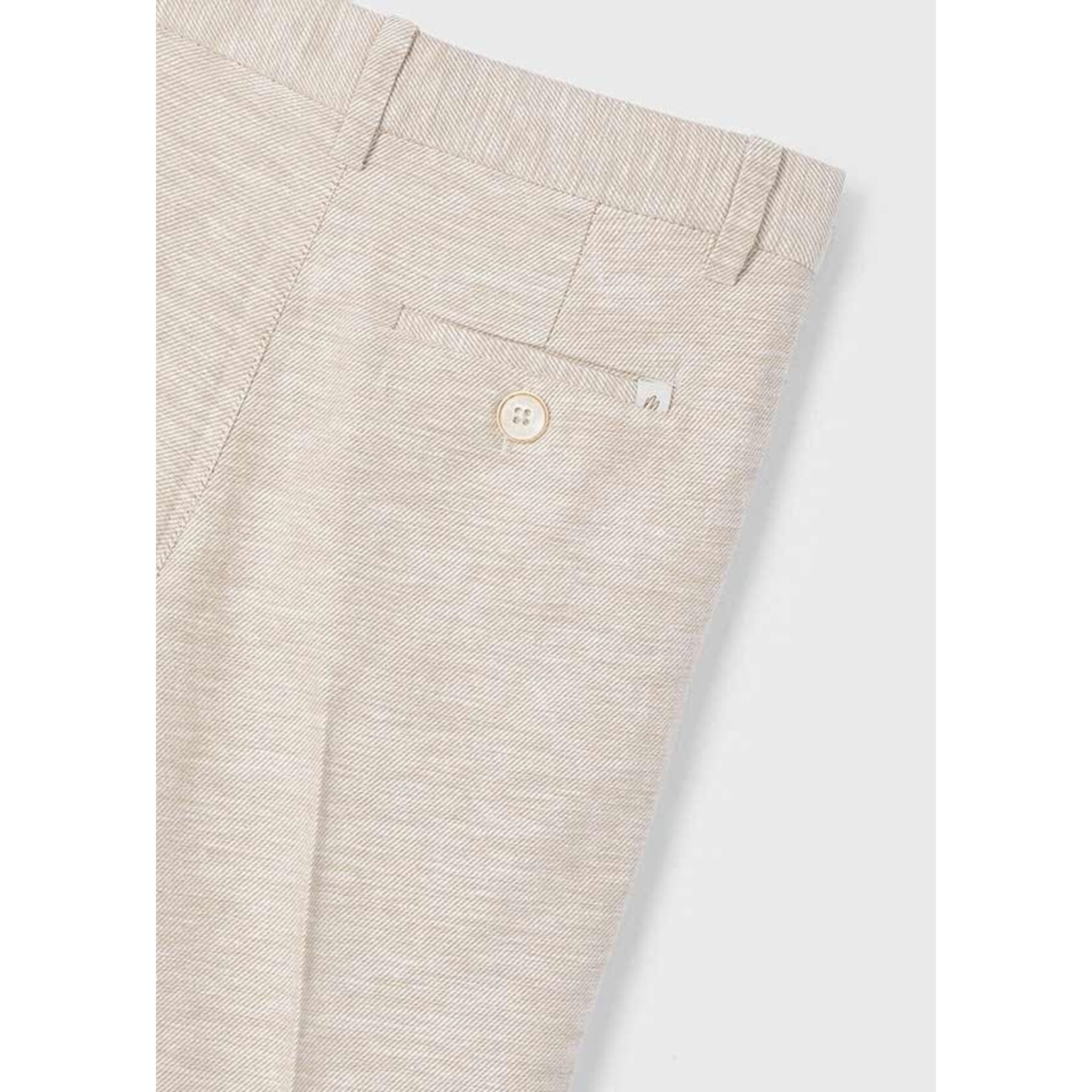 Mayoral Mayoral Linen suiting bermuda Sand - 25 03217