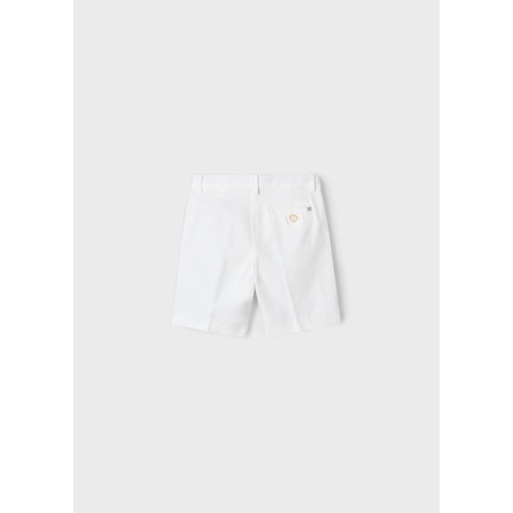 Mayoral Mayoral Linen suiting bermuda Cream - 25 03217