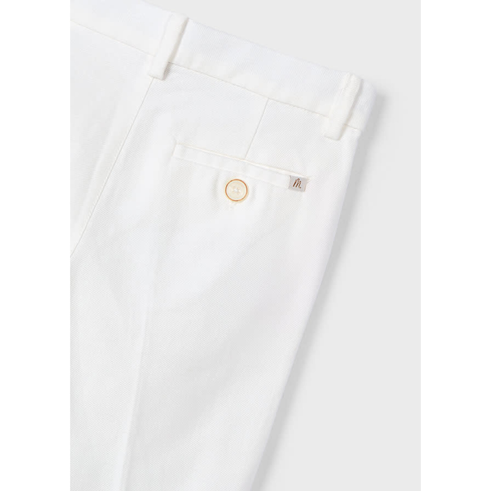 Mayoral Mayoral Linen suiting bermuda Cream - 25 03217