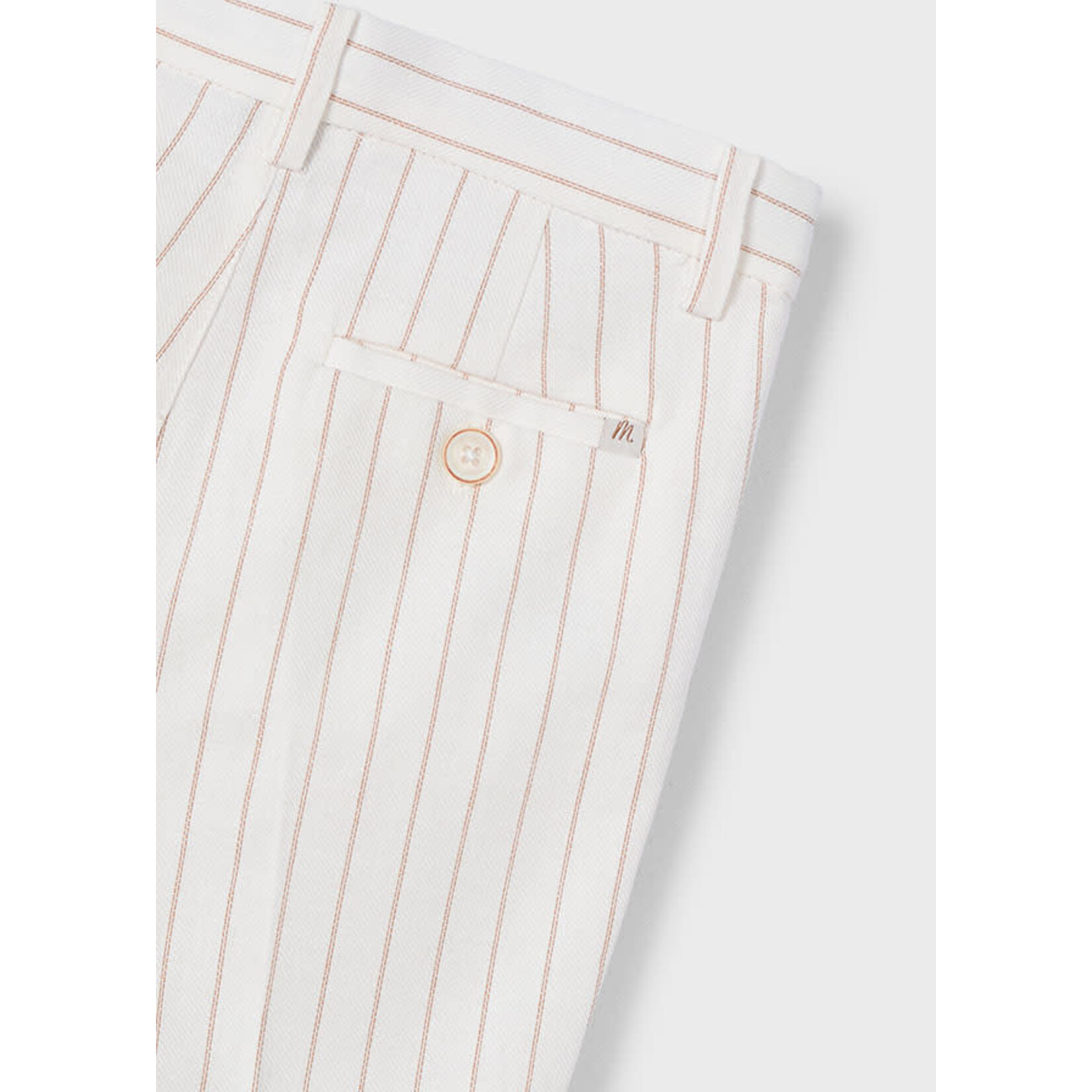 Mayoral Mayoral Linen suiting bermuda Stripes - 25 03217