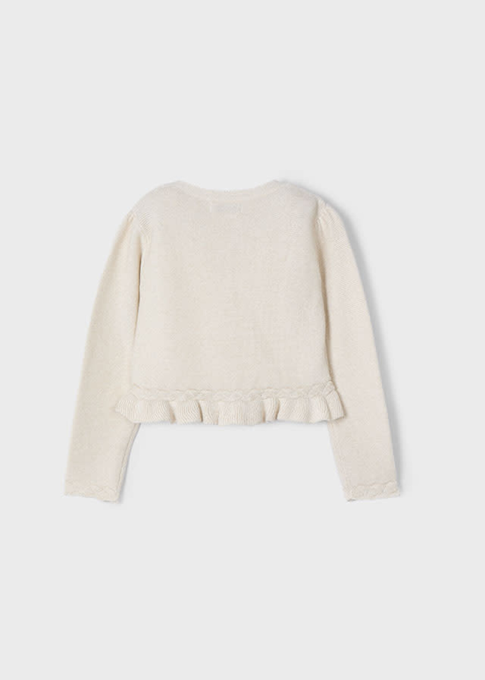 Mayoral Mayoral Braid knit cardigan Champagne - 25 03374