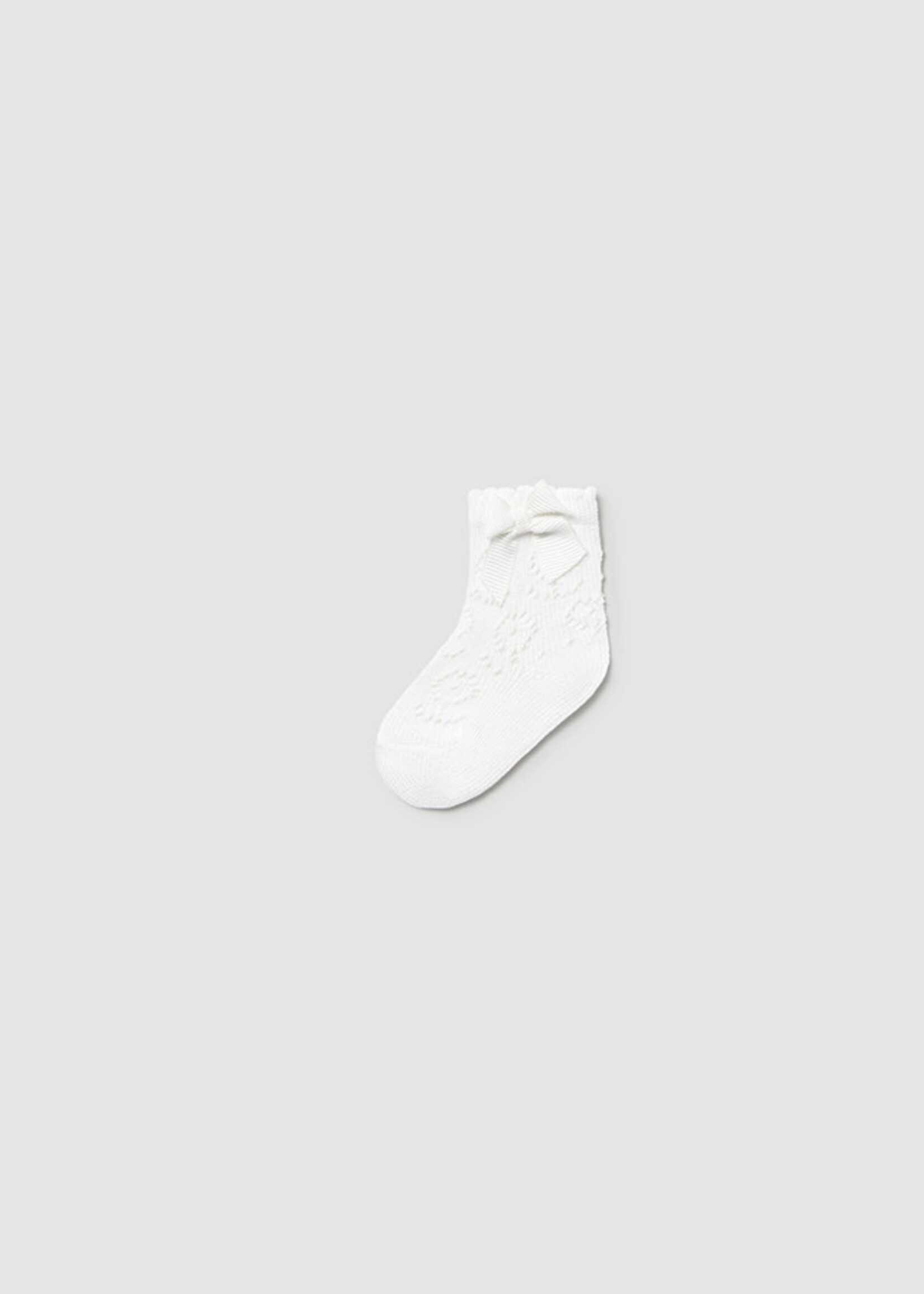 Mayoral Mayoral Knit detail socks White - 25 09865