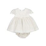 Mayoral Mayoral Embroidered tulle dress Natural - 24 01826
